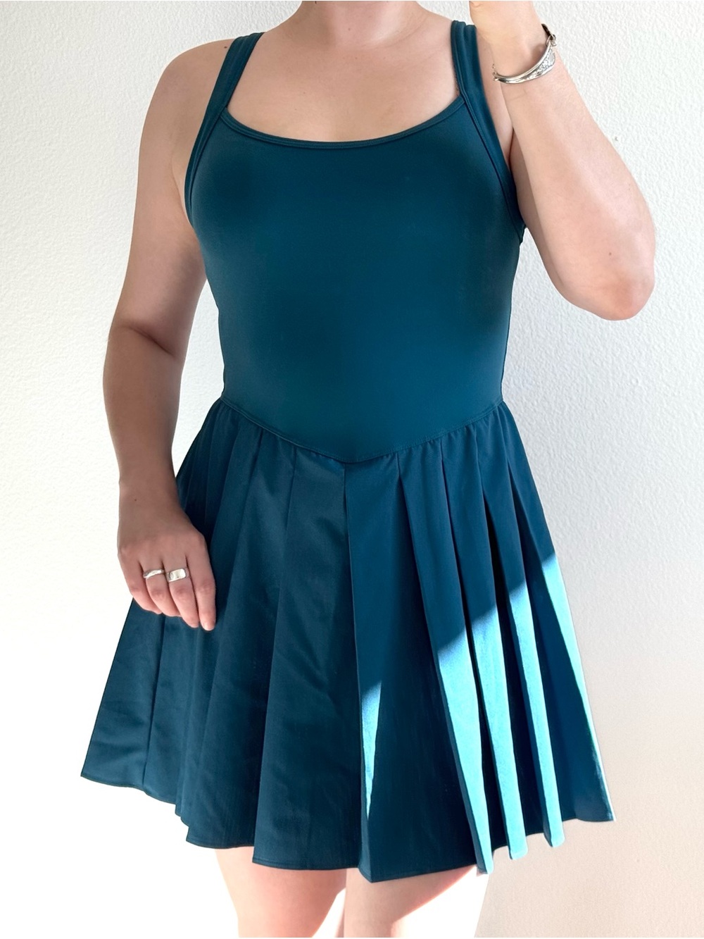 Tennis Mini Cami Dress Skort Biker Shorts